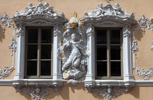 House of Falcon in Wurzburg, Germany