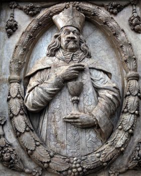 WURZBURG GERMANY - JULY 18: Detail of altar, Wurzburg Cathedral. Roman Catholic cathedral in Wurzburg, Bavaria, Germany, dedicated to Saint Kilian on July 18, 2013