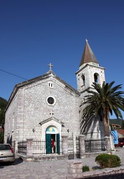 Catholic Church of Saint Roch in Donja Lastva, Montenegro