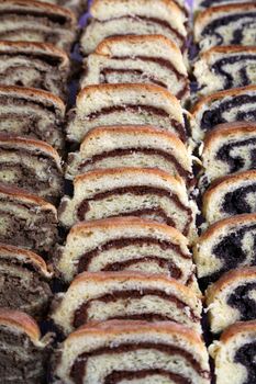 Poppy seed and walnut rolls