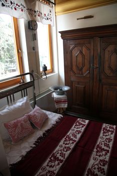 Room from the time when Mother Teresa lived in Skopje, Memorial House in Skopje, Macedonia