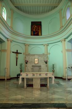 Church in Loreto Convent where Mother Teresa lived before the founding of the Missionaries of Charity in Kolkata, India