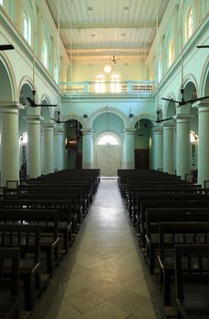 Church in Loreto Convent where Mother Teresa lived before the founding of the Missionaries of Charity in Kolkata, India