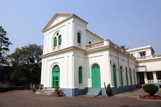 Church in Loreto Convent where Mother Teresa lived before the founding of the Missionaries of Charity in Kolkata, India