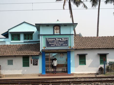 Gandhiji Prem Nivas( Leprosy centre), one of the houses established by Mother Teresa and run by the Missionaries of Charity in Titagarh, India