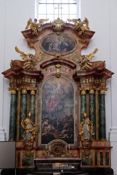 Altar in Collegiate church in Salzburg