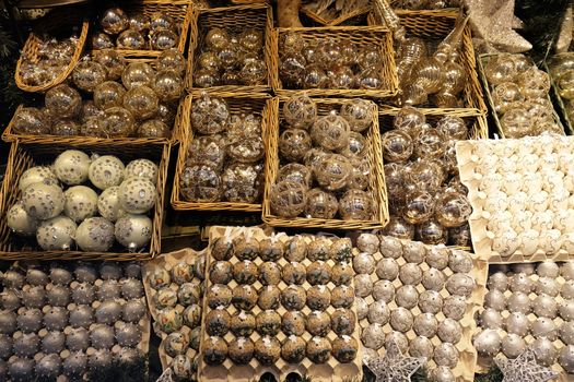 Christmas decoration shop in Salzburg, Austria.