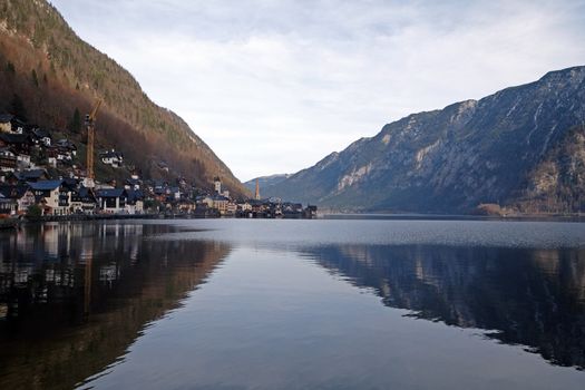 Hallstatt village, Salzkammergut of Austria , It is a UNESCO heritage in Hallstatt, Austria.