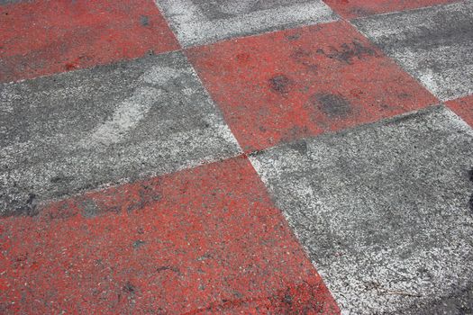 Texture of Race Asphalt and Curb on Monaco Grand Prix Street Circuit