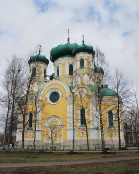 Gatchina Pavlovsk cathedral in Gatchina, in the spring of 2016.