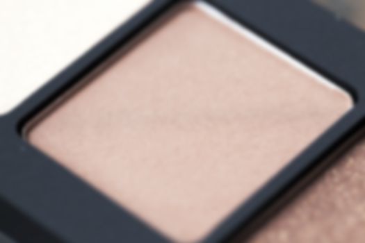   photographed close-up eye shadows, women's cosmetics, disfocus