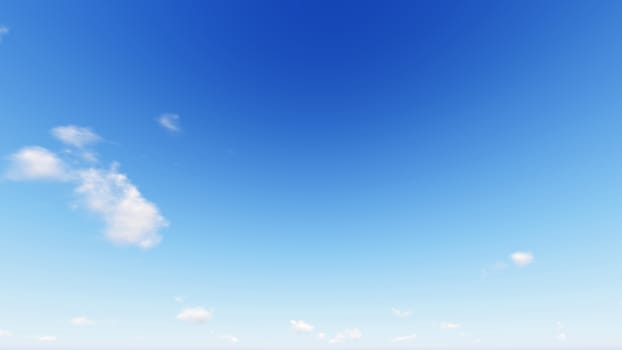 Cloudy blue sky abstract background, blue sky background with tiny clouds, 3d rendering

