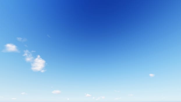 Cloudy blue sky abstract background, blue sky background with tiny clouds, 3d rendering

