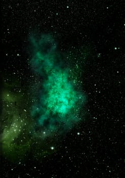 Star field in space a nebulae and a gas congestion. "Elements of this image furnished by NASA".