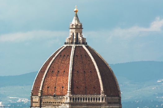 the famous dome of the Santa Maria in Fiore church designed by Brunelleschi