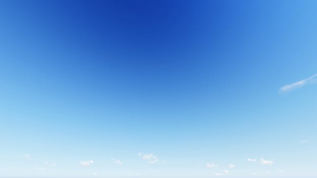 Cloudy blue sky abstract background, blue sky background with tiny clouds, 3d rendering

