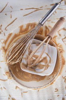 Accessories used for the preparation of a sweet chestnut flour