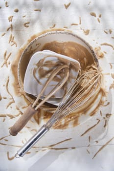 Accessories used for the preparation of a sweet chestnut flour