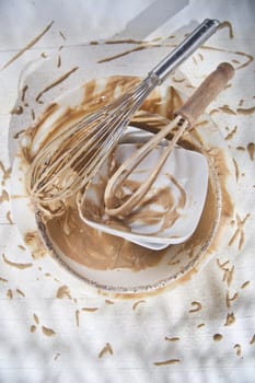 Accessories used for the preparation of a sweet chestnut flour