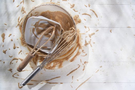 Accessories used for the preparation of a sweet chestnut flour