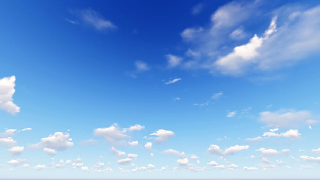 Cloudy blue sky abstract background, blue sky background with tiny clouds, 3d rendering

