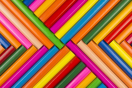 Collection of colorfull pencils as a background picture
