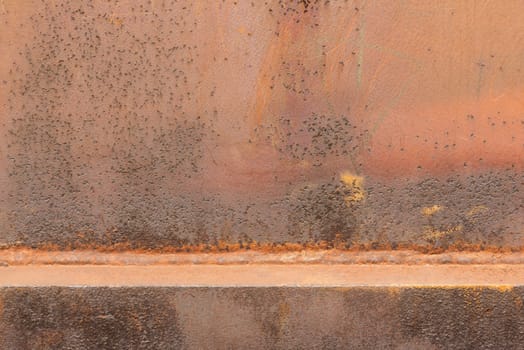 Rusty colorful metal sheet as background picture
