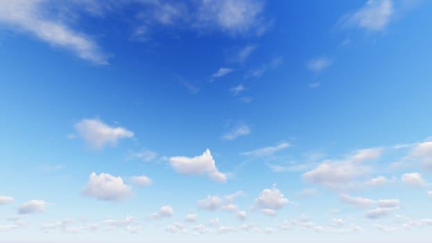 Cloudy blue sky abstract background, blue sky background with tiny clouds, 3d rendering

