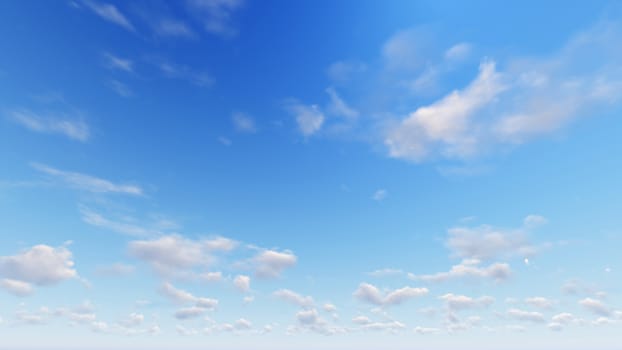 Cloudy blue sky abstract background, blue sky background with tiny clouds, 3d rendering

