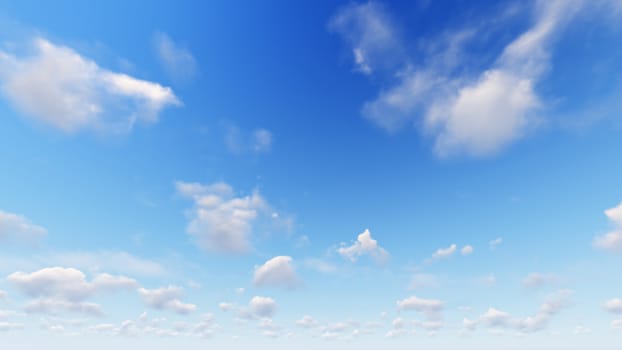 Cloudy blue sky abstract background, blue sky background with tiny clouds, 3d rendering

