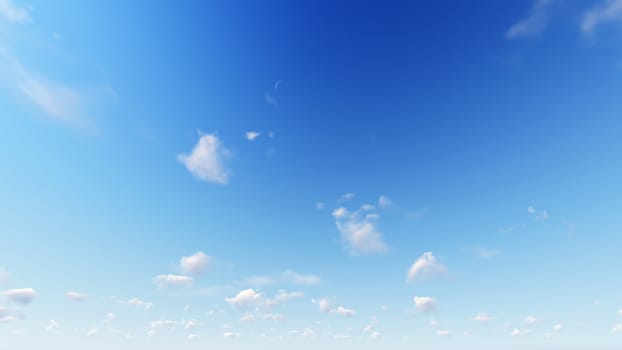 Cloudy blue sky abstract background, blue sky background with tiny clouds, 3d rendering

