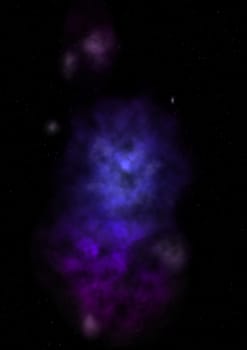 Star field in space a nebulae and a gas congestion. "Elements of this image furnished by NASA".