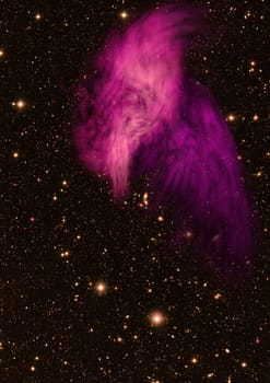 Small part of an infinite star field of space in the Universe. "Elements of this image furnished by NASA".