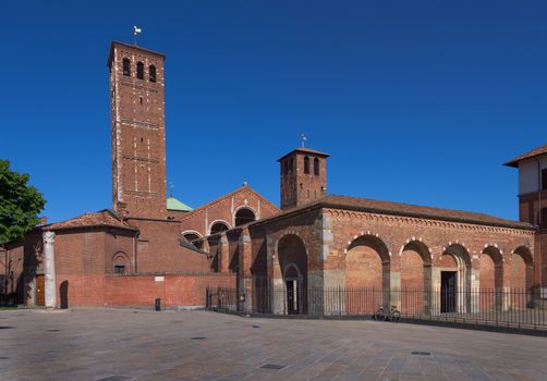 Church of Saint Ambrose, Milan, Italy.