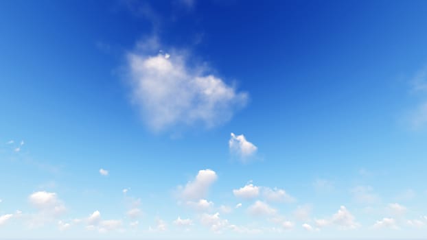 Cloudy blue sky abstract background, blue sky background with tiny clouds, 3d rendering

