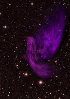 Small part of an infinite star field of space in the Universe. "Elements of this image furnished by NASA".
