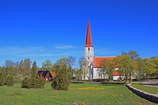 Church of Kihelkonna on Saaremaa island in Estonia.