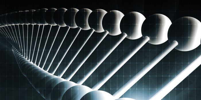 DNA Helix Abstract Background as a Science Concept