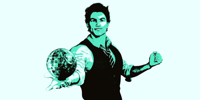 Global Technology Concept with Man Holding Globe