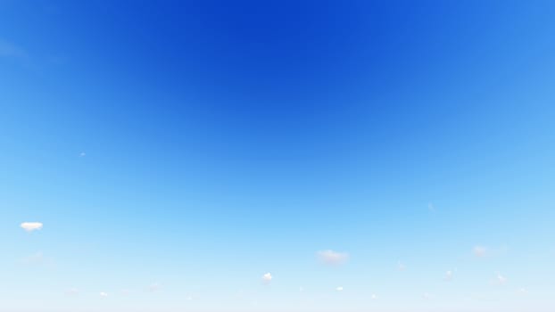 Cloudy blue sky abstract background, blue sky background with tiny clouds, 3d rendering

