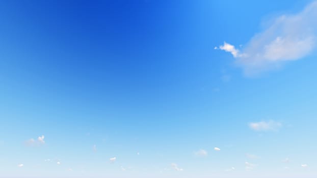 Cloudy blue sky abstract background, blue sky background with tiny clouds, 3d rendering

