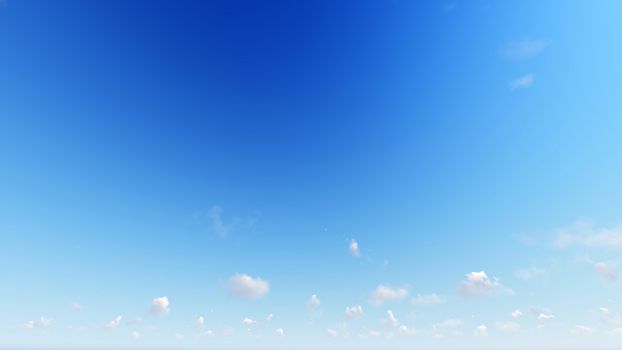 Cloudy blue sky abstract background, blue sky background with tiny clouds, 3d rendering

