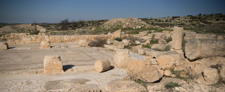 Ancient ruins in Israel history time travel