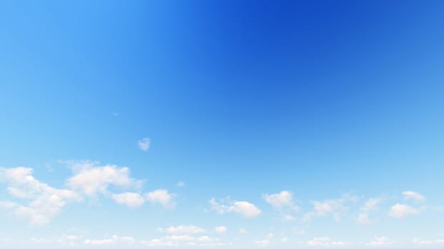 Cloudy blue sky abstract background, blue sky background with tiny clouds, 3d rendering

