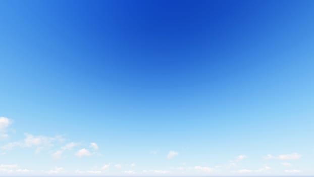 Cloudy blue sky abstract background, blue sky background with tiny clouds, 3d rendering

