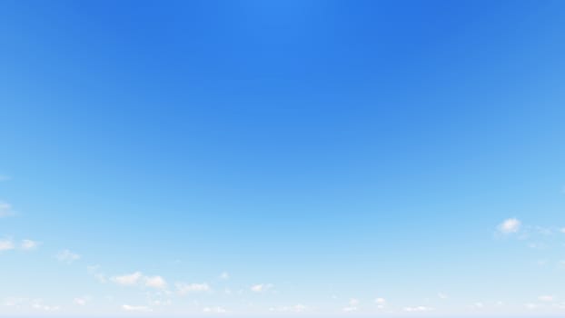 Cloudy blue sky abstract background, blue sky background with tiny clouds, 3d rendering

