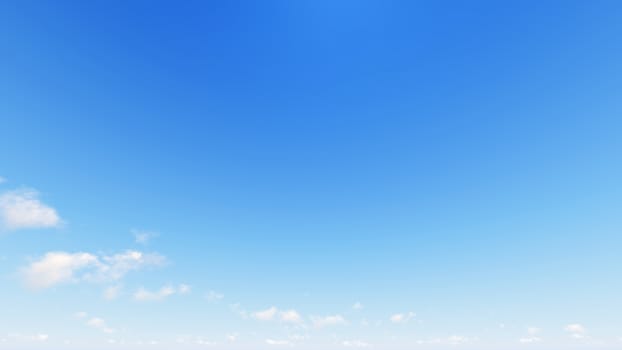 Cloudy blue sky abstract background, blue sky background with tiny clouds, 3d rendering

