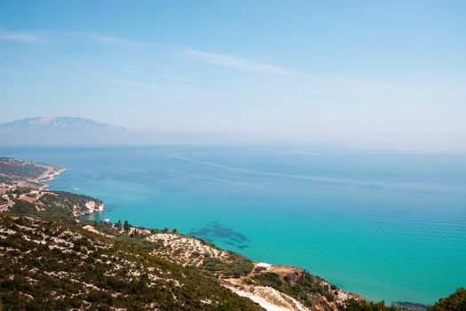 View from island Zakynthos