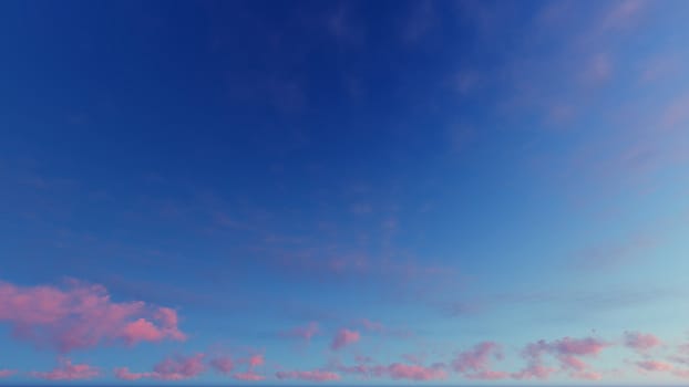 Cloudy blue sky abstract background, blue sky background with tiny clouds, 3d rendering

