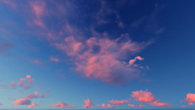 Cloudy blue sky abstract background, blue sky background with tiny clouds, 3d rendering

